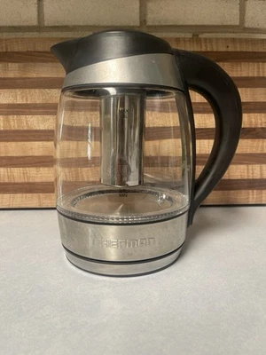 Chefman Rapid-Boil 1.8 L Electric Glass Kettle LED Indicator Lights Loose Tea - Image 1 of 4