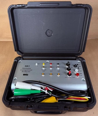 GREAT UEI HA1 Hermetic Compressor Analyzer, W/ ACF1 Female Adapter Cord, 25A Max - Image 1 of 4