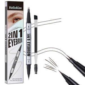 Eye Brow Pencils for Women Brown,2-in-1 Dual-Ended Eye Brow Pencil with 2-For... - Picture 1 of 7