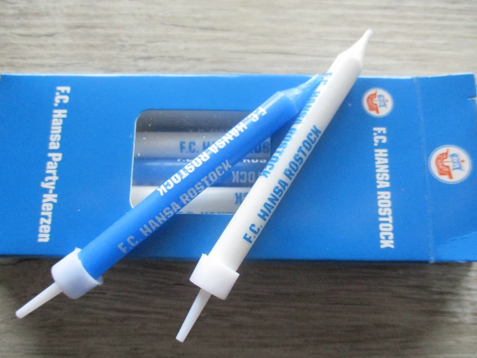 F.C.Hansa Rostock Geburtstagskerzen 10er Pack