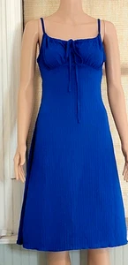 Shein Royal Blue Cami Ribbed Dress Size S (4) - Picture 1 of 7