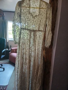 vintage Lace wedding dress size 12 - Picture 1 of 6