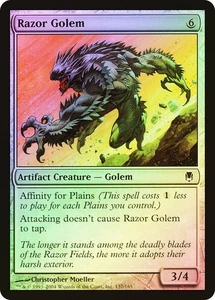 MTG FOIL Razor Golem  - Darksteel #137 - Picture 1 of 1