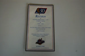 Rare 1997 NBA All Star Game NBA at 50 Reunion Ticket - Wilt, Russell, etc - Picture 1 of 4