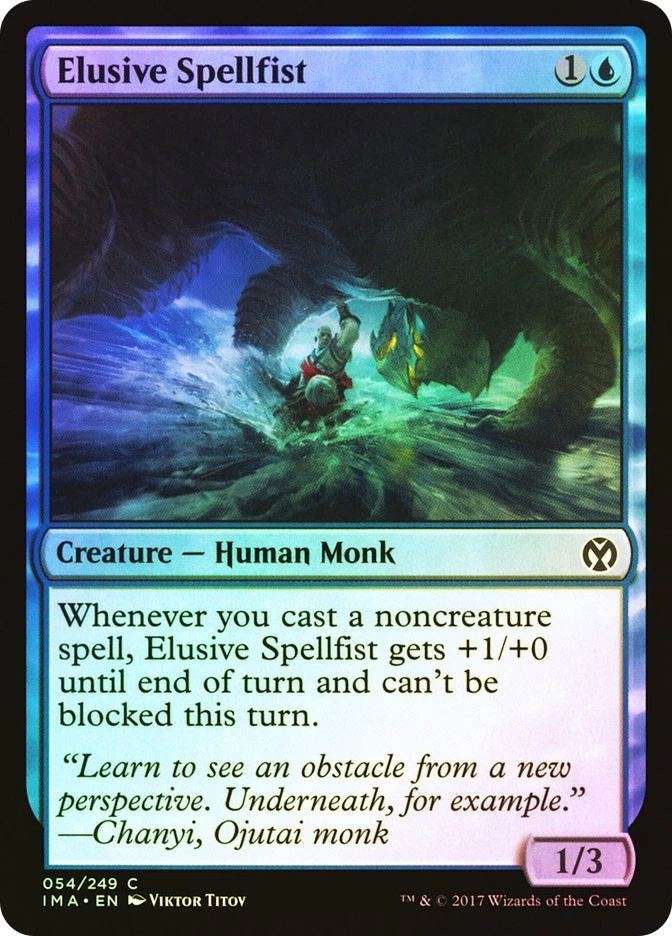 MTG FOIL Elusive Spellfist  - Iconic Masters #054 - Image 1 of 1