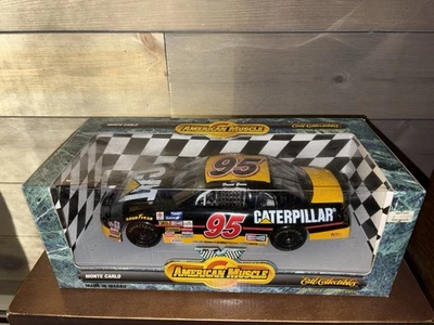 ERTL AMERICAN MUSCLE NASCAR ORUGA GATO 95 DAVID VERDE 1/18 CHEVY DIECAST Foto 1 de 3