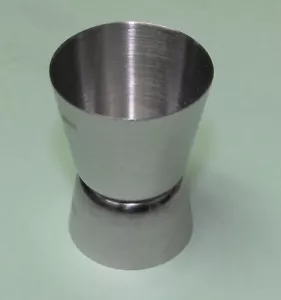 Edelstahl Mini Jigger 1/4oz x 1/2oz Bar Schuss Messwerkzeug für Tequila Verkostung - Bild 1 von 1