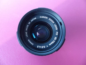 Objektiv CANON ZOOM FD 35-70mm (Analog) , 1:3,5-4,5 - Made in Japan - Bild 1 von 2