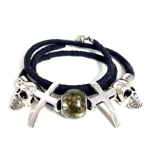 Marihuana Knospe Perlen Cannabis Armband Halskette 2 in 1 Unisex Neu Handarbeit - Bild 1 von 5