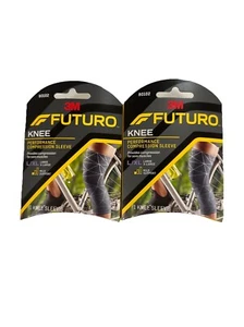 2X - 3M Futuro Knee Sport Mild Support Performance Comp Sleeve Large/XL 80102 - Picture 1 of 6