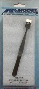 Model Expo - 5" Stainless Steel Decal Tweezers - MT1050 - Picture 1 of 1