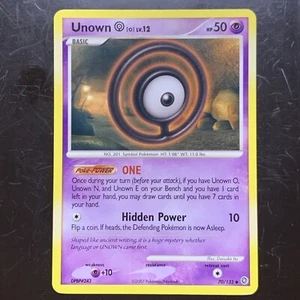 Pokémon TCG Unown [O] Secret Wonders 70/132 Regular Uncommon - Picture 1 of 3