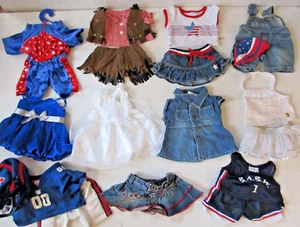 Build A Bear Red White & Blue America USA Huge Clothes Lot Bundle - Picture 1 of 3