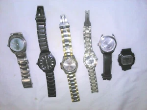 Vintage Watches Parts Repair 6 Lot iCasio, Minicci Geneva Callaway  Biancchi - Bild 1 von 5