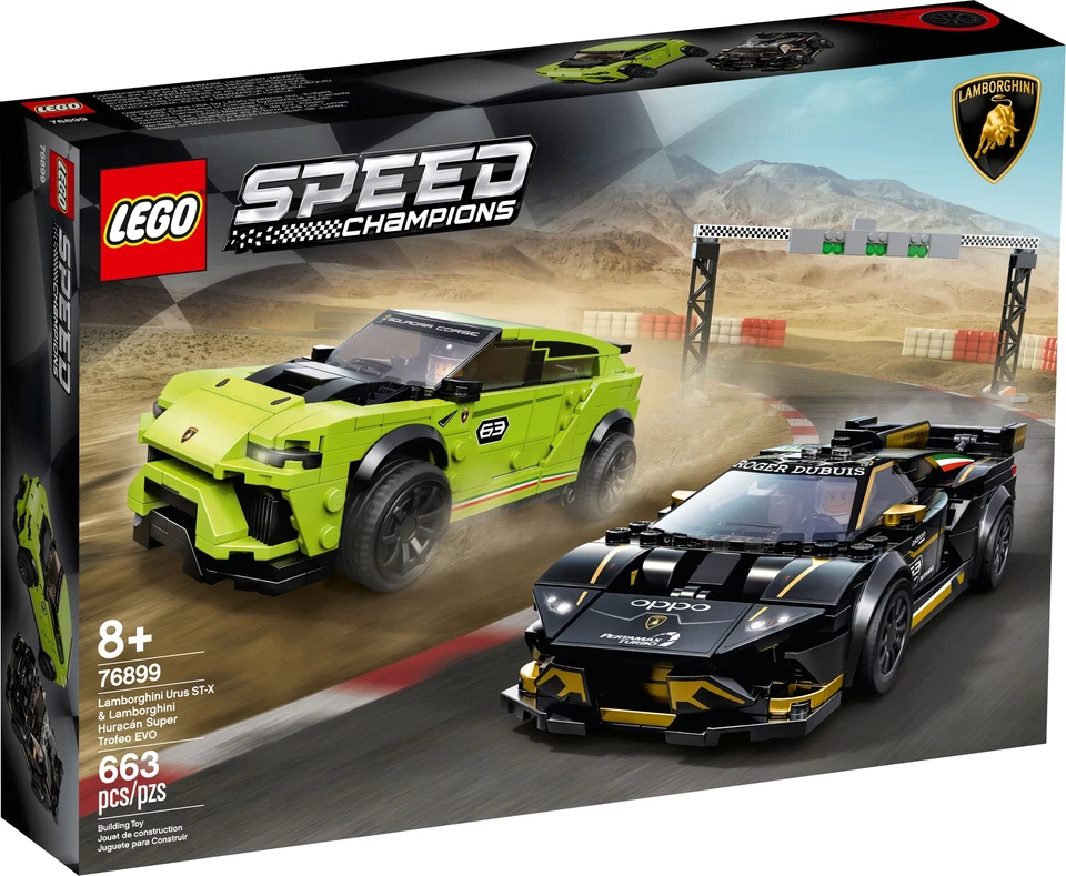 LEGO SPEED CHAMPIONS: Lamborghini Urus St-X & Lamborghini Hurac�N Super Trofeo Evo (76899)