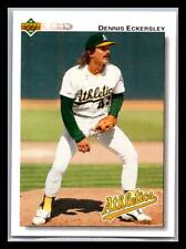 1992 Upper Deck Dennis Eckersley #331 Oakland Athletics