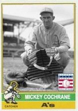 MICKEY COCHRANE 76 CUSTOM ART CARD ### BUY 5 GET 1 FREE ## or 30% OFF 12 OR MORE