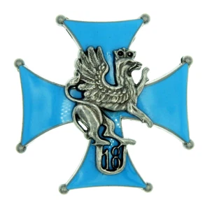 128 SEGUNDA GUERRA MUNDIAL POLACO 18o REGIMIENTO DE POMERANIAN UHLANS INSIGNIA POLONIA RÉPLICA - Imagen 1 de 2