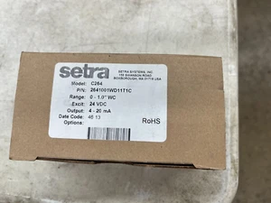 SETRA C264 LOW DIFFERENTIAL PRESSURE TRANSDUCER - Picture 1 of 2