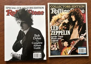 (2)-ROLLING STONE MAGAZINES-BOB DYLAN & LED ZEPPELIN-COLLECTORS EDITION-NM - Picture 1 of 6