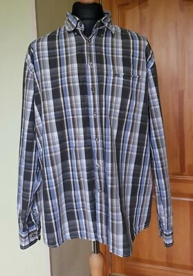 Men's CAMEL ACTIVE Long Sleeve Check Shirt, Size 2XL/XXL - Image 1 of 4