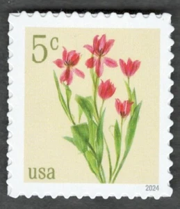 US. 5900. 5c. Red Tulips. MNH. 2024 - Picture 1 of 1