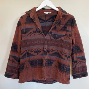 Mountain and Isles Southwestern Aztec Women's Shacket Shirt Jacket Small - Picture 1 of 5