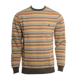 VISSLA Men's RIVERA POCKET Crew Sweatshirt - Rust - Small - NWT - Picture 1 of 1
