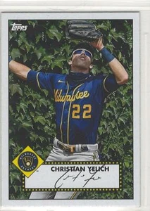Christian Yelich 2021 Topps Series 1 Redux Insert #T52-50 Brewers - Picture 1 of 1