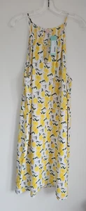 New with tags Pixley Tammi Dress Lemon Pattern Size 3x lined skirt - Picture 1 of 9