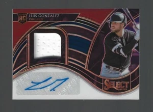 2021 SELECT LUIS GONZALEZ ROOKIE PATCH AUTO TRI-COLOR PRIZM ROOKIE #ED95/99 - Picture 1 of 1