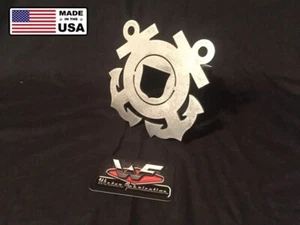 Guardia Costera de los Estados Unidos - Acero de 1/8" - Receptor de remolque personalizado de la Guardia Costera de los Estados Unidos - Imagen 1 de 2