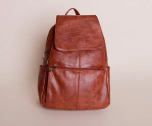 Genuine Leather Backpack Handmade for women from Jerusalem Holy land - Picture 1 of 8