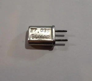 HC-25/U - 27.0350 MHz CB Radio Crystal - .039 Pins - Bomar - CH-7T - Zdjęcie 1 z 2