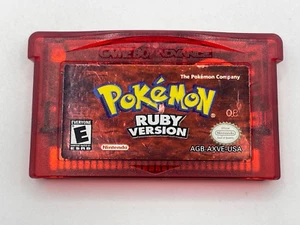 Pokemon Ruby Version Nintendo Game Boy Advance Cart ONLY *New Save Battery* - Picture 1 of 4