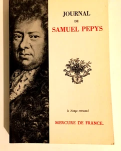JOURNAL DE SAMUEL PEPYS - Mercure de France - traduction de Renée Villoteau - Imagen 1 de 1