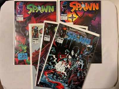 Spawn Comic Book Lot Issue 1 Image Todd McFarlane Key Issues! Great Condition - Image 1 of 4