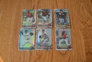 2022 Bowman Chrome Mojo You Pick Hendry Mendez Fuchsia Jordan Lawlar Fuchsia