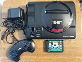 Sega Mega Drive Console HAA-2510 w/AC Adapter Game Tested Japan NTSC-J Genesis
