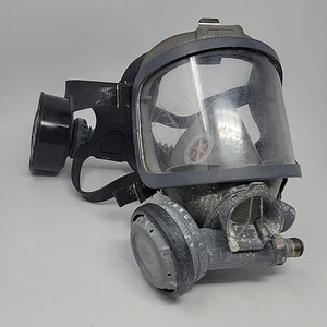 Interspiro Vollgesichts-Gasmaske grau Gummi Cosplay Halloween Kostüm Fallout - Bild 1 von 15