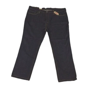 NWT Levi's 541 Athletic Taper Stretch Indigo Blue Dark Wash Denim Jeans 44x30 - Picture 1 of 13