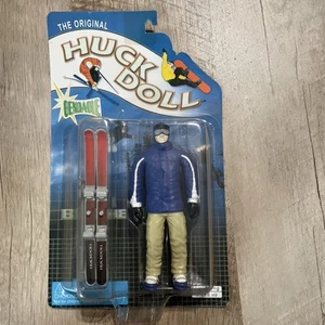 The Original Huck Doll Bendable Figure with Skis & Blue Jacket NIB Prototype - Picture 1 of 6
