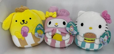 Squishmallows Sanrio Hello Kitty & Friends Cinnamoroll  Lot Of 3  5” Plush Toys - Image 1 of 2