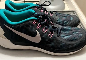 Nike Free 5.0 Print Trainers Athletic Running Shoes Women's Size 9.5 - Picture 1 of 8