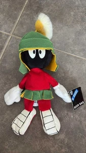 Vintage Looney Tunes Marvin The Martian Plush Bean Bag Toy 11 inch - Picture 1 of 2