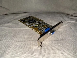 ASUS Nvidia Vanta16 Desktop Video Card Riva TNT2 64 AGP Tested Working Vintage - Picture 1 of 3