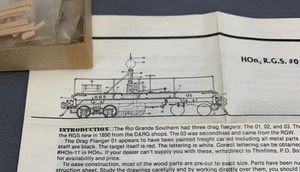 HOn3 Durango Press DP-51 RGS Drag Flanger Kit NIB! HO6943 - Picture 1 of 8