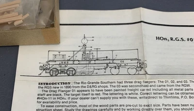 HOn3 Durango Press DP-51 RGS Drag Flanger Kit NIB! HO6943 - Image 1 of 4