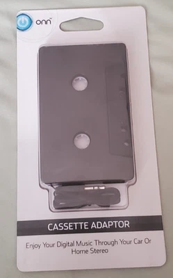 Onn Cassette Adapter Digital Music for Car & Home Stereo - Brand New, Sealed! - Image 1 of 2