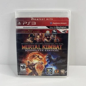Mortal Kombat Komplete Edition Greatest Hits Sony PlayStation 3 2012 - Bild 1 von 6